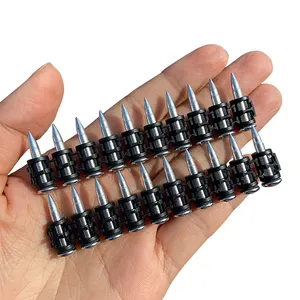 BX3 Smooth Shank Black Steel Concrete Nails for Gun for Concrete Nail Work