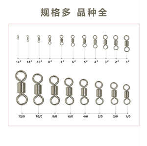 ALPHA  Roulement à Billes en Cuivre <span class=keywords><strong>de</strong></span> Haute Qualité pour <span class=keywords><strong>la</strong></span> Pêche à <span class=keywords><strong>la</strong></span> <span class=keywords><strong>Carpe</strong></span> 14 #   - 12/0 #   Accessoires <span class=keywords><strong>de</strong></span> pêche pour hameçons à baril - Product Image 2