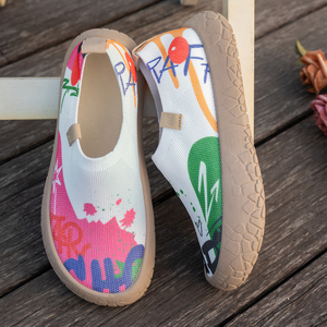 Zapatos Planos Estampados para Mujer, Transpirables, Casuales, Cómodos para Caminar, Diseño Moderno, Punta Ancha, Venta al Por Mayor - Product Image 3