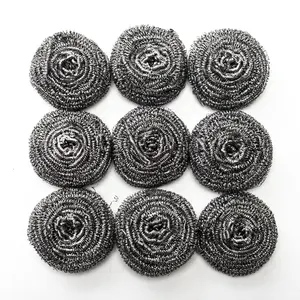 14g 17g 20g kitchen cleaning stainless steel 410 pot scourer / stainless steel pot scrubber