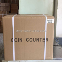 Machine de comptage de pièces de monnaie euro et thaïlandaises certifiée CE, haute capacité, vitesse de 1500 pièces/min et trémie de 4000 pièces