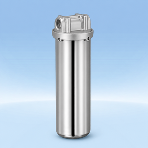 Carcasa de filtro circulante industrial con retén de 20 pulgadas en acero inoxidable 316 y brida de 1.5 pulgadas para filtración de agua potable (PCW) - Product Image 1