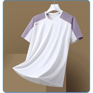 เสื้อยืดแขนยาวทรงสลิมฟิตสำหรับผู้ชาย ระบายอากาศได้ดี ซับเหงื่อ ผลิตจากผ้าโพลีเอสเตอร์/คอตตอน เหมาะสำหรับออกกำลังกายและสวมใส่ลำลอง - Product Image 6