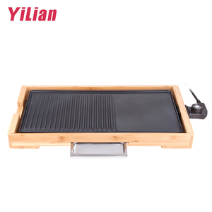 Plaque de cuisine <span class=keywords><strong>Barbecue</strong></span> Portable, plaque grilles, nettoyage facile, grand plateau de Table pour le petit déjeuner, pour l'intérieur, BBQ Portable - Product Image 2