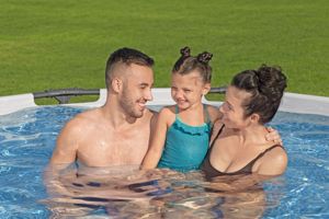 Piscina Bestway 56406 con Estructura de Metal para Familia, Alberca Redonda de Acero sobre el Suelo, Piscinas <span class=keywords><strong>Intex</strong></span> con Marco Redondo para Adultos - Product Image 4