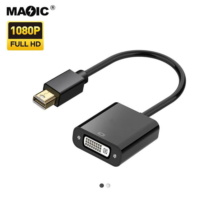 Wholesale Full HD 1080P Gold Plated Mini DP to DVI Converter Mini DP to DVI Adapter for MacBook Air Monitor and Projector