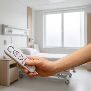 Sistema de Llamada Hospitalario Alfamax, Dispositivo de Mano para Pacientes, Botón de Llamada a Enfermeras, Control de Luz de Lectura, Antibacteriano, Ergonómico, Portátil - Product Image 1