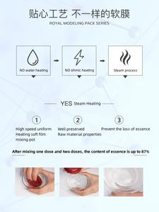 Salon de beauté domestique Soft Modeling Pack Masque poudre pour le visage DERMABELL PREMIUM MODELING Mask Series - Product Image 5