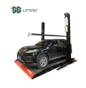 Çift Silindirli Hidrolik Kaldırıcı Basit İki Direkli Ev Garajı Araç Park Asansörü Ev Garajı Araç Depolama Sistemi için - Product Image 2