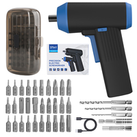 Factory Direct 37 en 1 jeu de tournevis électrique perceuse sans fil portable avec 3 perceuses batterie Source d'alimentation