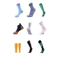 Chaussettes de sport personnalisées avec logo, vente en gros, OEM, ODM, chaussettes athlétiques respirantes et rembourrées pour hommes et femmes