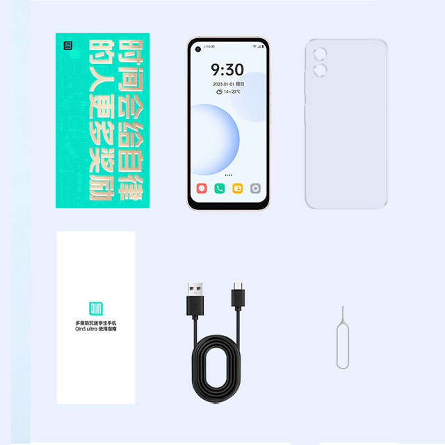 Qin 3 Ultra Mini Mobile Phone - 4G, Android 12, 8GB RAM, 256GB