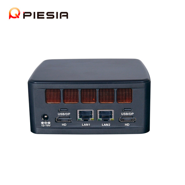AI 9 365 Mini PC AMD R-yzen AI 300 Series 2 Lan Port RS232 2*DDR5 2*USB 2*HD/Type-C Win10 Win11 Linux Barebone Desktop Nuc PC