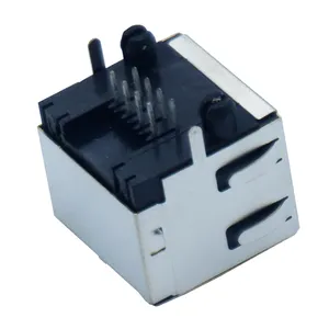 Venta caliente hembra PCB 8P8C enchufe RJ45 conector Ethernet al por mayor en stock