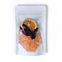 Brinelume Sachet de sel de bain naturel apaisant à la lavande et à la rose pour un sommeil réparateur et le soulagement de l'anxiété, pour baignoire à domicile, avec sel d'Epsom, pour rituels domestiques et spa