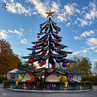 Manège volant Arbre de Noël 8 cabines 32 places, contrôlé par le pilote, pour attractions touristiques et zones panoramiques