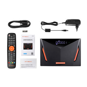 Receptor de TV Satelital <span class=keywords><strong>V8</strong></span> UHD Combo DVB S2 T2 Cable H.265 4K UHD con WIFI Integrado, Decodificador <span class=keywords><strong>GT</strong></span> <span class=keywords><strong>Media</strong></span> - Product Image 1