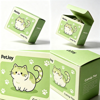 Boîte d'emballage extérieure rigide en PET personnalisée pour le rangement des ensembles de jouets à la menthe pour chatons