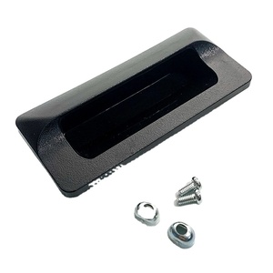 Cabinet Door Handle Concealed Plastic Kitchen Recessed Drawer Flush Pull Handle