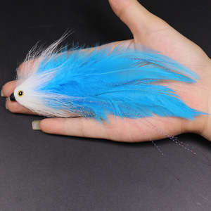 Variedad Classic Minnow Nueva trucha Cabeza de acero Salmón Pike Streamer WY190 Pesca con mosca Moscas Señuelos Cebos para trucha lubina - Product Image 6