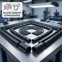 Bande d'étanchéité en caoutchouc mousse creuse EPDM de type D personnalisée Jacey pour l'étanchéité insonorisante des portes et fenêtres automobiles