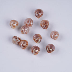 สร้อยข้อมือไข่มุกน้ำจืดธรรมชาติรูปหัวกะโหลกขนาด 8-10 มม. แบบเจาะรู ไข่มุกหลวมสำหรับทำเครื่องประดับ DIY - Product Image 3