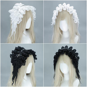 Diadema de encaje con alas de ángel góticas Diablo, accesorios para el cabello estilo Harajuku, accesorios para el cabello estilo punk, tocados estilo Lolita <span class=keywords><strong>Dream</strong></span> - Product Image 3