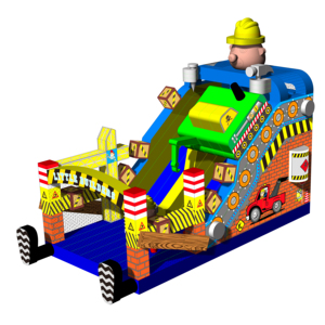 Videur gonflable en PVC de haute qualité avec toboggan sec Combo House Jumping Castle Space pour les Offre Spéciale - Product Image 2