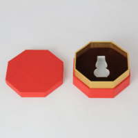 Emballage personnalisé de boîte cadeau octogonale |   Boîte de luxe pour compléments alimentaires, bijoux, petits cadeaux et produits pour les ongles avec impression de logo