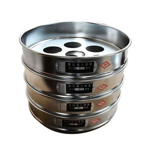 土壌実験室シェーカー用ステンレス鋼実験室土壌試験ふるいセット - Product Image 5