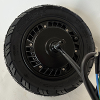 Moteur de moyeu de roue de trottinette haute puissance 11 pouces 48V-72V 5000W à double arbre de sortie, frein à disque, pneu tubeless, 80A 2000RPM 60N.m