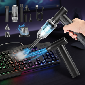 Ensemble 250000 tr/min moteur sans balais dépoussiéreur à air comprimé 1WmAh batterie Portable sans fil souffleur de poussière aspirateur pour clavier PC - Product Image 2