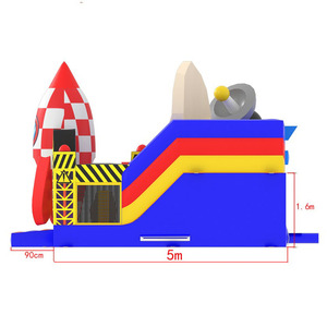 Château <span class=keywords><strong>gonflable</strong></span> commercial pour enfants, thème navette spatiale aérospatiale, <span class=keywords><strong>structure</strong></span> de jeu pour locations événementielles - Product Image 6