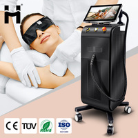 Nouvelle technologie 3 vagues laser épilation 808nm système de télécommande diode laser épilation machine
