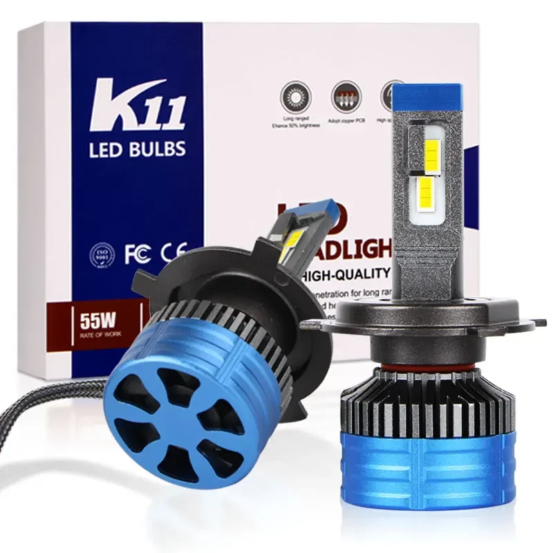H7 LED Headlight Bulb - K11/K12/K13 CSP Chip 12V 110W 11000LM Car Lighting Kit