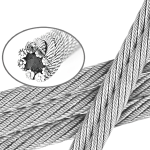 Made In China High Tensile 1x19 / 6x37+FC Stainless Steel <b>Wire</b> Rope 1mm–20mm Bright / PVC Coated - Product Image 2