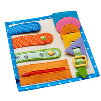 Tableau d'histoires en feutre éducatif pour les tout-petits, kit d'apprentissage pour développer le vocabulaire et reconnaître les objets