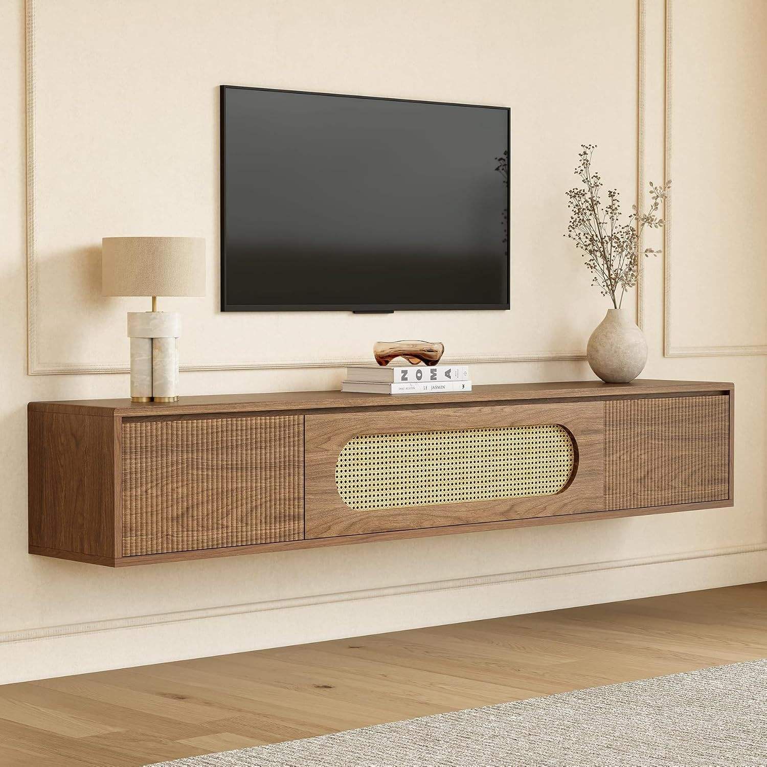 Bamboo TV Cabinet - Modern Eco-Friendly Living Room Furniture
