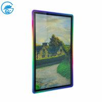 Écran tactile vertical de 43 pouces à double lumière LED, lunette en acrylique, moniteur de jeu 4k