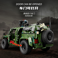 Tgl T4015 Kendaraan Militer Off Road Versi Statis Model Perakitan Blok Bangunan Tingkat Kesulitan Tinggi Hadiah Liburan