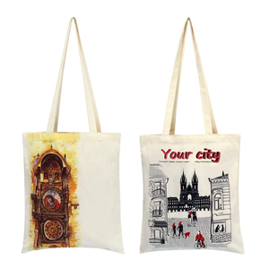 Bolsas de Lona Personalizadas Promocionales, Lisas, Personalizables, Bolsas de Compra Recicladas, Bolsas de Mano de Algodón con Logotipo Impreso Personalizado para <span class=keywords><strong>Mujer</strong></span> - Product Image 1