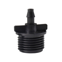 Buse de micro-pulvérisation filetée à extrémité plate 6mm 6.5mm 7.5mm, accessoire d'irrigation goutte à goutte pour serre et verger