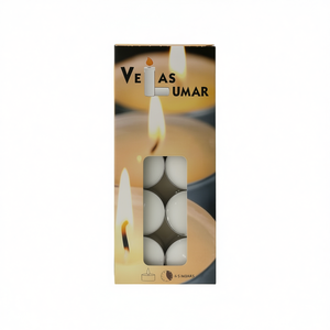 ESTUCHE Colección Juego de 10 Velas de Té, 4.5 Horas de Duración, Cera de Parafina para Decoración del Hogar - Product Image 3
