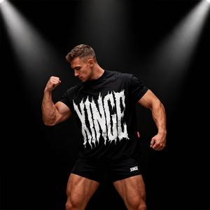 Camiseta Oversize Cropped de Algodón 100% con Cuello Redondo y Manga Corta, Estampado Personalizado, Estilo Casual Americano Urbano, Lavado, Novedad 2026 - Product Image 3