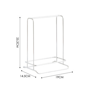 Porte-vêtements en acier inoxydable, support de rangement de bureau, organisateur de garde-robe, support pour vêtements - Product Image 4