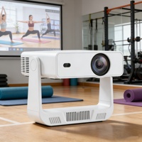 Projecteur portable intelligent KS4 avec Android 14, processeur Allwinner H723, 1 Go + 8 Go, 720p, 200 ANSI, home cinéma