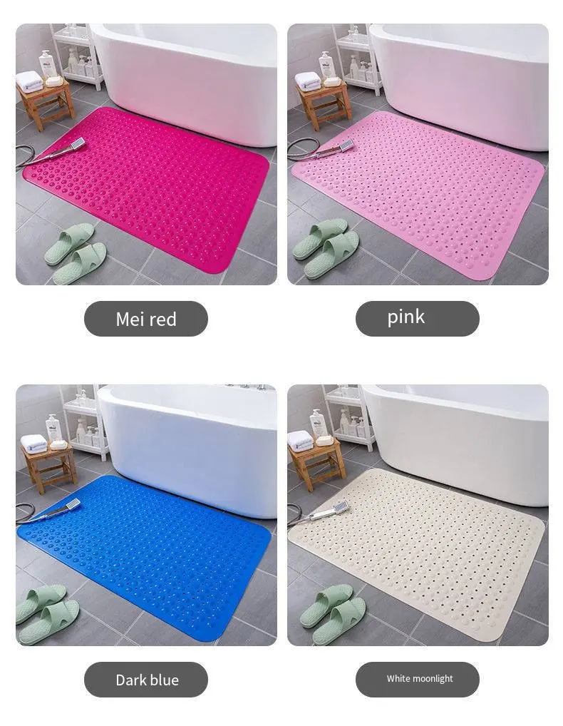 Badewannen matten mit Saugnäpfen Badezimmer Toilette Dusch matten Hotel Haushalt PVC Anti-Rutsch-Bade matte