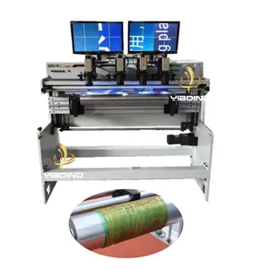Máquina de montagem de placa de impressão flexo, 2 câmeras, 1 tela