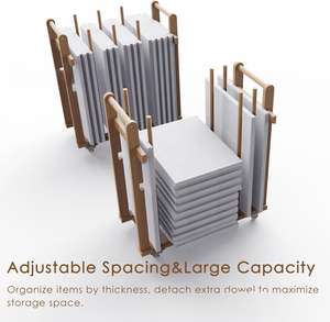 डिजाइन कला उच्च गुणवत्ता वाली लकड़ी के भंडारण रैक के साथ हैंडल और कैस्टर पहियों के साथ डिजाइन कला उच्च गुणवत्ता वाले लकड़ी के भंडारण रैक - Product Image 2