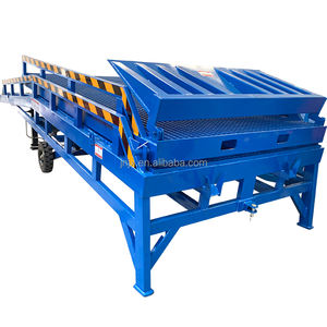 Rampa de carretilla elevadora móvil de 10 toneladas, plataforma de carga, mesas elevadoras, rampa de carga portátil, rampa de carga de contenedores de 20 toneladas - Product Image 1